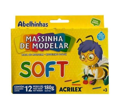 Imagem de Massa de Modelar Soft 12 Cores - Acrilex