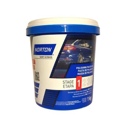 Imagem de MASSA DE POLIR BASE D'AGUA 1,0KG N.2 NORTON PINTURA Poliment