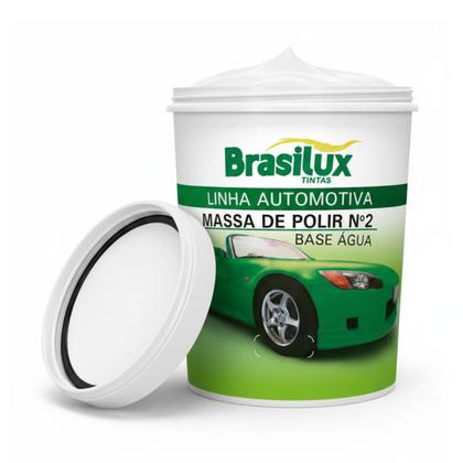 Imagem de MASSA DE POLIR N 2 500 gr Base Agua - BRASILUX