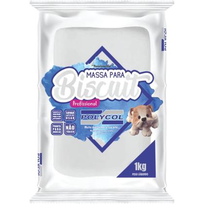 Imagem de Massa de Porcelana Fria Biscuit 1KG Natural