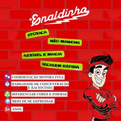 Imagem de Massa Do Enaldinho Pula E Molda de EVA 7 Cores Sortidas Com Adesivos Infantil Youtube Entretenimento