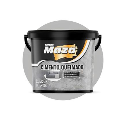 Imagem de Massa Efeito Cimento Queimado Maza Cores 23kg