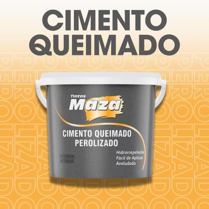 Imagem de Massa Efeito Cimento Queimado Perolizado 3kg Maza