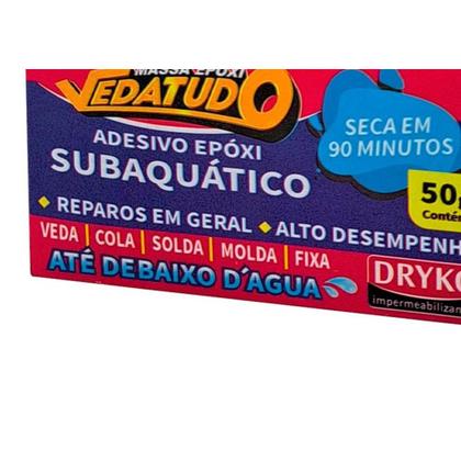 Imagem de Massa Epoxi Dryko Veda Tudo 50G