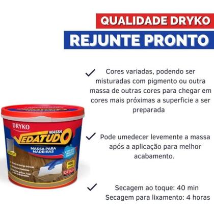 Imagem de Massa Madeira 400GR Dryko