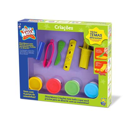Imagem de Massa Massinha De Modelar Diver Massa Criações - Divertoys