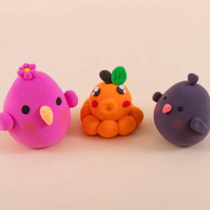 Imagem de Massa Massinha Eva 20 Cores Modelar Artesanato make+ 250g