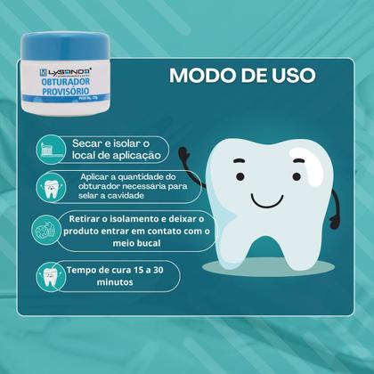 Imagem de Massa Obturador Provisório Lysanda 25 G Restauração/curativo