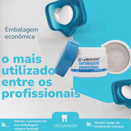 Imagem de Massa Obturador Provisório Lysanda 25 G Restauração/curativo