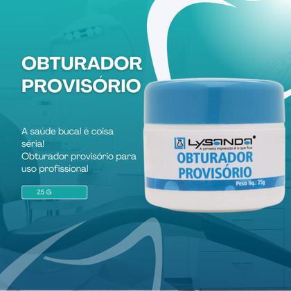Imagem de Massa Obturador Provisório Lysanda 25 G Restauração/curativo