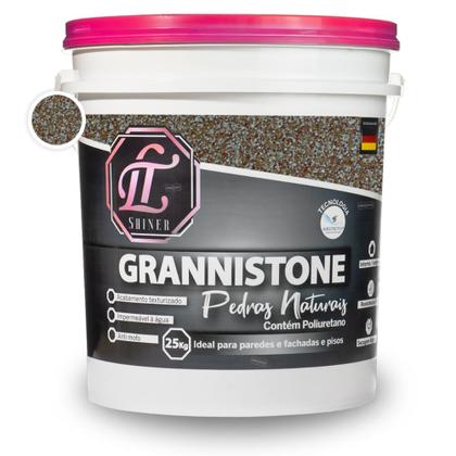 Imagem de Massa Para Efeito Pedras Naturais Grannistone 25 Kg - LT Shiner