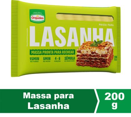 Imagem de Massa para Lasanha Orquídea 200g