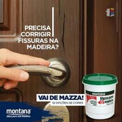 Imagem de Massa para Madeira Branca Bisnaga 220g Mazza Montana