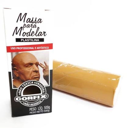 Imagem de Massa para Modelar 500gr 308 Amarelo Ouro Corfix