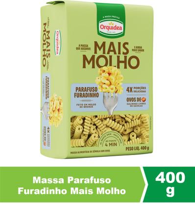 Imagem de Massa Parafuso Furadinho Mais Molho 400g