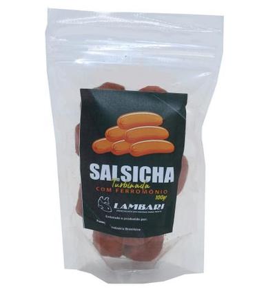 Imagem de Massa Pesca Salsicha C/ Feromonio Pesqueiro 100gr Lambari