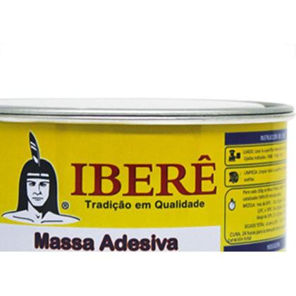 Imagem de Massa Plastica 400Gr Ibere Branca - Kit C/12 Unidades