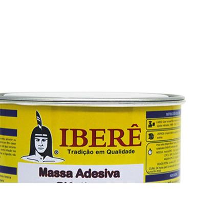 Imagem de Massa Plastica 400Gr Ibere Cinza ./ Kit Com 12 Unidades