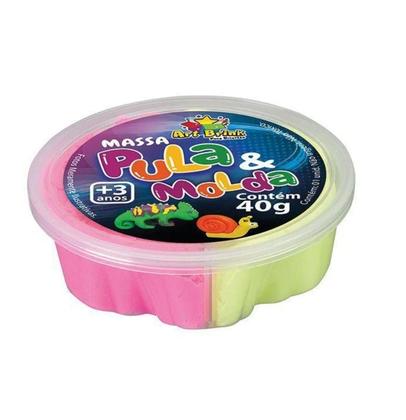Imagem de Massa Pula & Molda Colorida Unidade Pote 40g