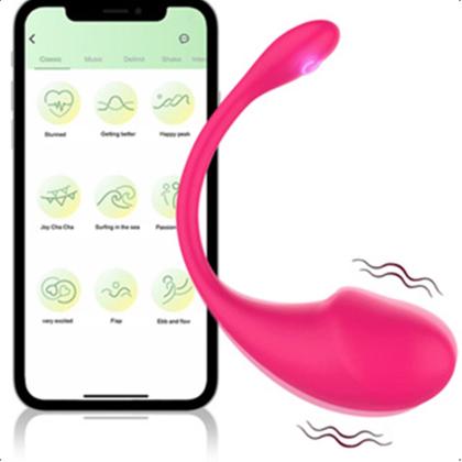 Imagem de Massageador Com Controle Via Aplicativo App Feminino  10 modos