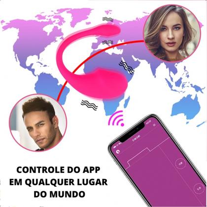 Imagem de Massageador Com Controle Via Aplicativo App Feminino  10 modos