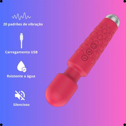 Imagem de Massageador Corporal Sexual Varinha Mágica Magic Wand