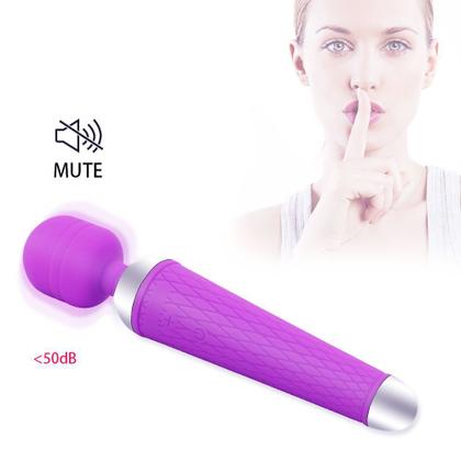 Imagem de Massageador Corporal Varinha Mágica Magic Wand Portátil Potente Corpo Coluna Lombar 6000 Rpm Roxo