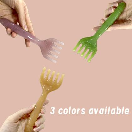 Imagem de Massageador de cabeça GSHOW Scalp Handheld Comb Resin, conjunto de 2
