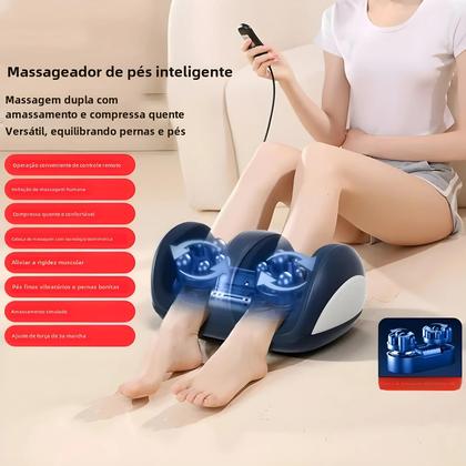 Imagem de Massageador de Pés Elétrico Extra Grande com Rolos Shiatsu e Calor