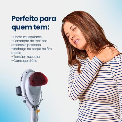Imagem de Massageador Elétrico Corporal Rainoah Green Relaxante Muscular Dores No Corpo Recuperação dos Músculos