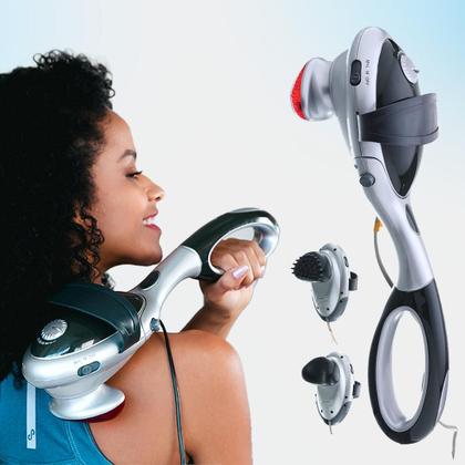 Imagem de Massageador Elétrico Corporal Rainoah Green Relaxante Muscular Dores No Corpo Recuperação dos Músculos