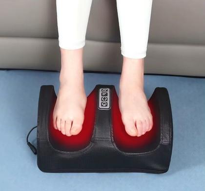 Imagem de Massageador Elétrico De Pés E Pernas Terapia Shiatsu Com Aquecimento E 3 Velocidades Bivolt