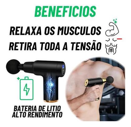 Imagem de Massageador Elétrico Profissional Muscular 6 Velocidade Massagem