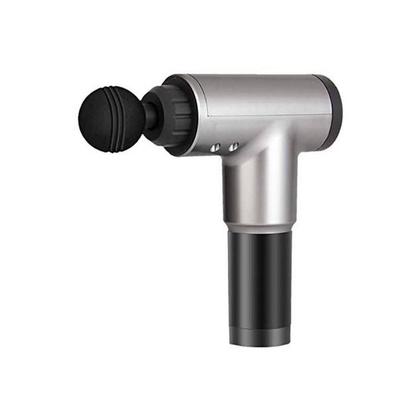 Imagem de Massageador Elétrico Profissional Pistola Muscular com 4 Cabeças de Massagem Portátil e Recarregável USB