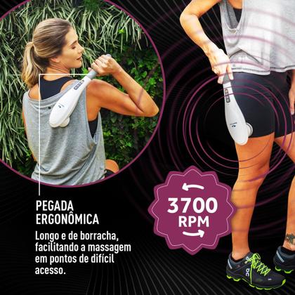 Imagem de Massageador Elétrico Sem Fio Wireless Touch Bivolt Relaxmedic