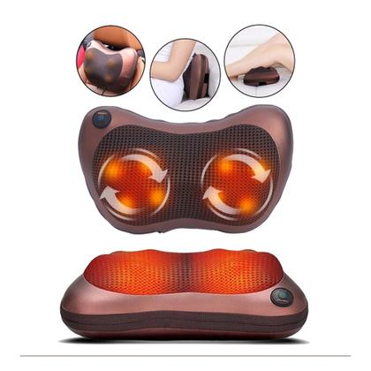 Imagem de Massageador Elétrico Shiatsu Lombar Pescoço Pés Relax Rotatória Infravermelho