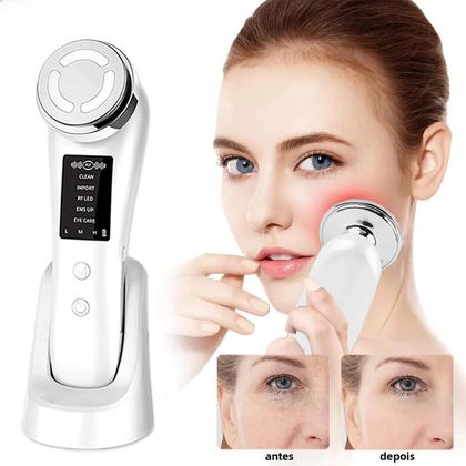 Imagem de Massageador Facial Anti-Envelhecimento EMS Microcorrente Para Lifting Facial E Aperto Da Pele
