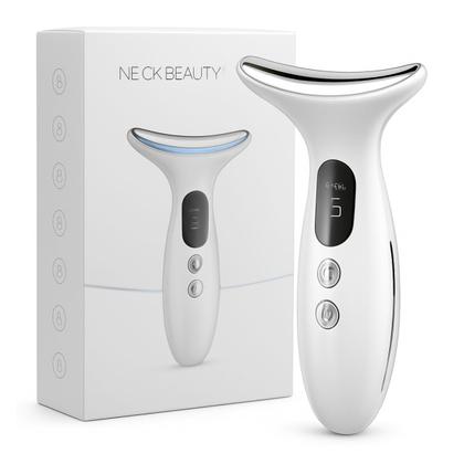 Imagem de Massageador Facial Pescoço Antirrugas Terapia Luz Led