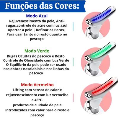 Imagem de Massageador Facial Rejuvenescedor Intense Pulsed Cor Branco