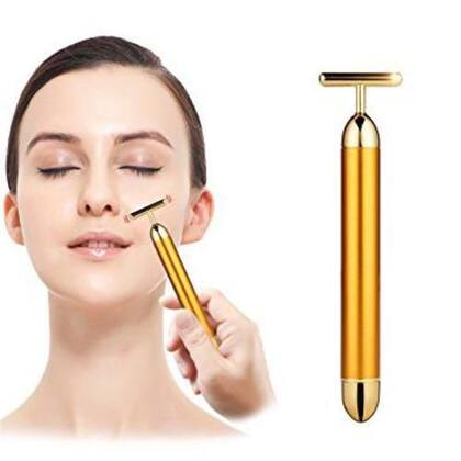 Imagem de Massageador Facial Vibrata Gold Harmonização Energy Beauty