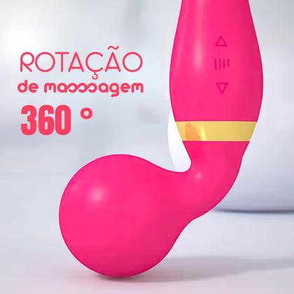 Imagem de Massageador íntimo feminino Elétrico Portátil 8 velocidades de Vibração