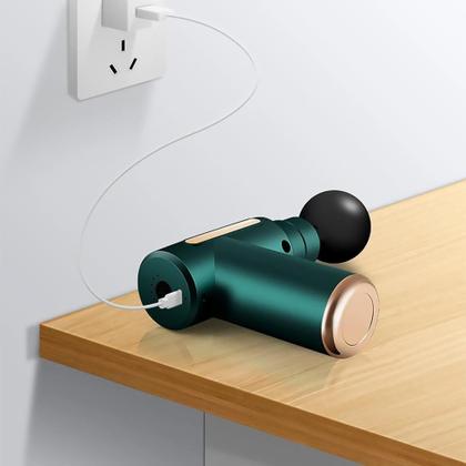 Imagem de Massageador Muscular Elétrico Portátil Pistola 6 Velocidades Cor Preto 110v220v