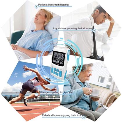 Imagem de Massageador Muscular EMS TENS Roovjoy R-C1-K01 - Estimulador Muscular