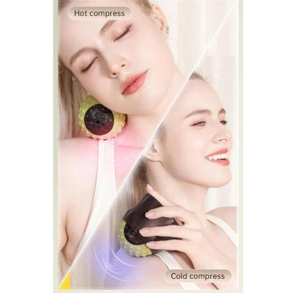 Imagem de Massageador Muscular Fascite Plantar Exercicio Fisioterapia Ioga Pilates Costas Pes Pescoço Alivia Dores Acupressao