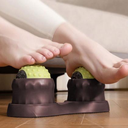 Imagem de Massageador Muscular Fascite Plantar Exercicio Fisioterapia Ioga Pilates Costas Pes Pescoço Alivia Dores Acupressao