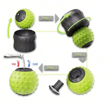 Imagem de Massageador Muscular Fascite Plantar Exercicio Fisioterapia Ioga Pilates Costas Pes Pescoço Alivia Dores Acupressao