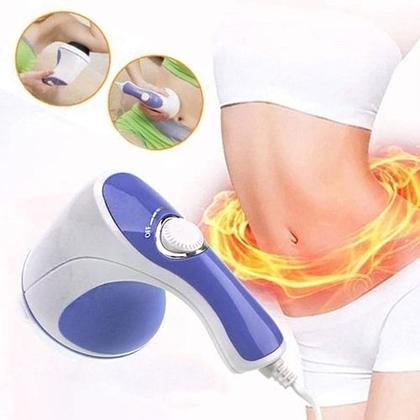 Imagem de Massageador Orbital 360º Spin Relax Tone 110V Linha Premium Elétrico Para Celulite Culote Quadril abdomen Tira Barriga Gordura Corpo Vibração Pescoço