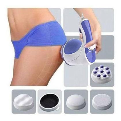 Imagem de Massageador Orbital 360º Spin Relax Tone 110V Linha Premium Elétrico Para Celulite Culote Quadril abdomen Tira Barriga Gordura Corpo Vibração Pescoço