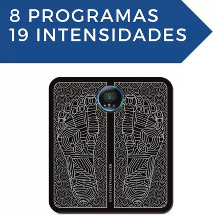 Imagem de Massageador Ortopédico Tapete Almofada Pulso Elétrico Pés Ems - Tela Digital