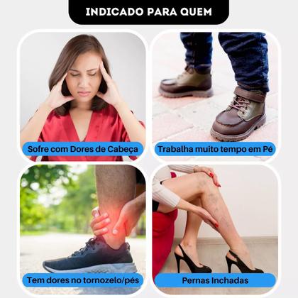 Imagem de Massageador Ortopédico Tapete Almofada Pulso Elétrico Pés Ems - Tela Digital